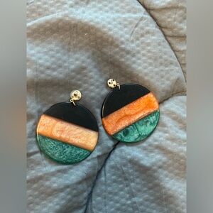 Multicolor Statement Earrings